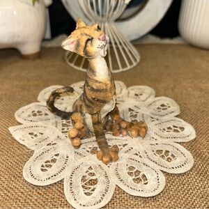 A Breed Apart "Clawed" Orange Tabby Cat Figurine Moe Mini 3.5" Grant Palmer